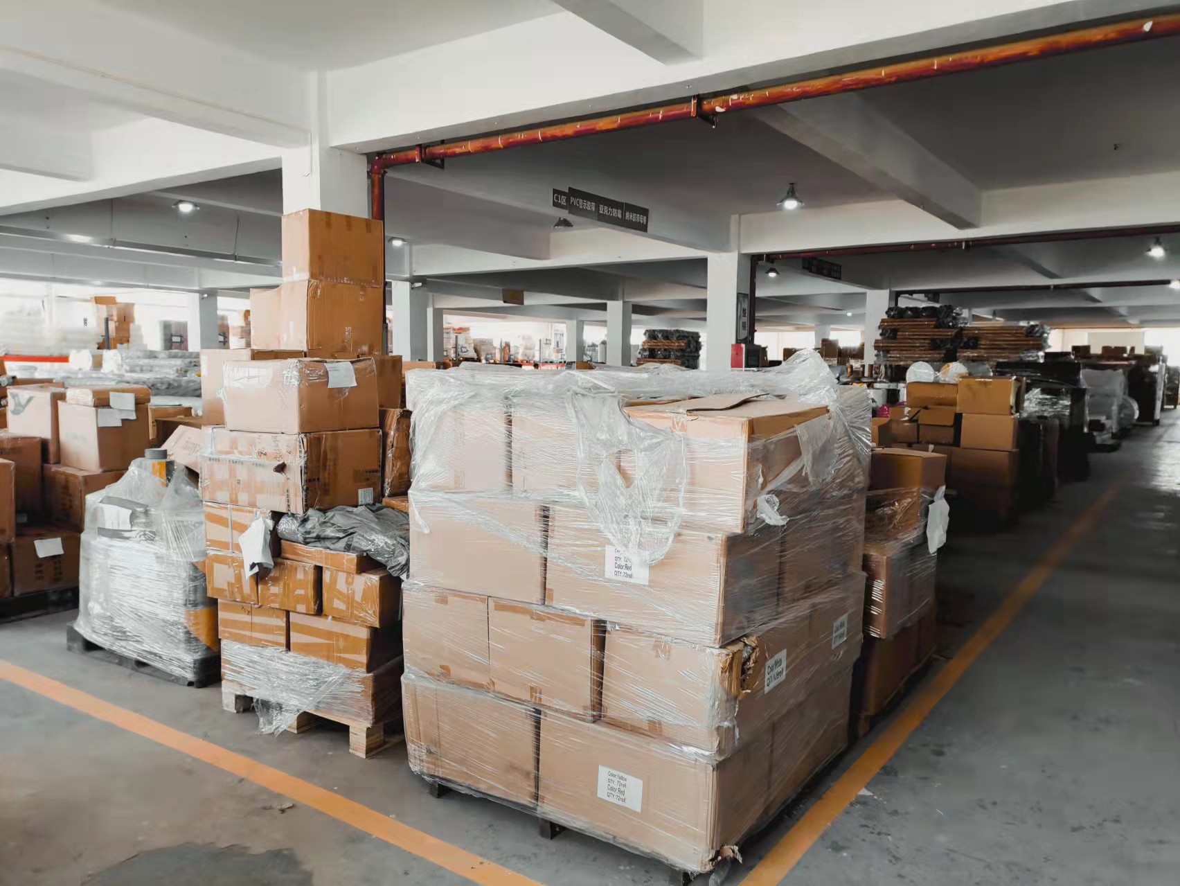 預成型標線帶生產庫房